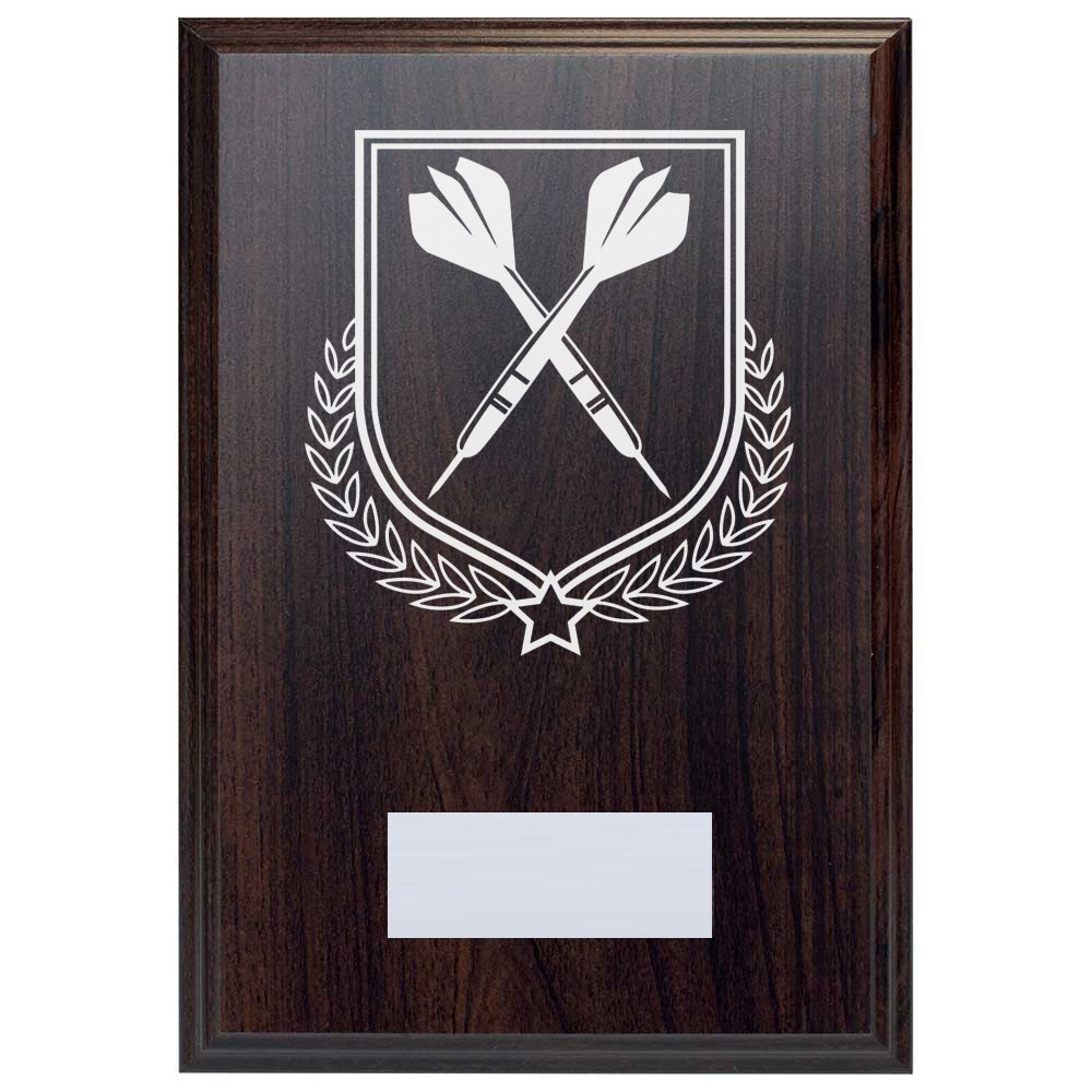 Darts Reward Deep Mahogany Plaque