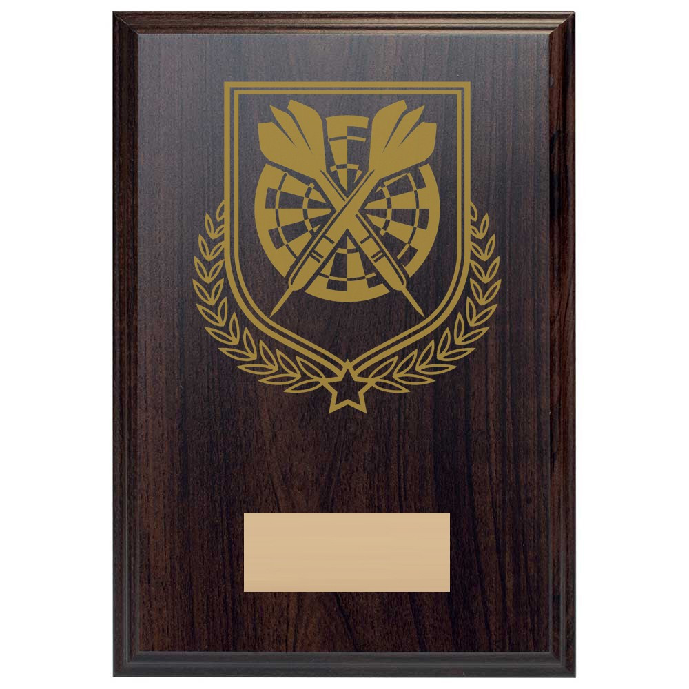 Darts Reward Deep Mahogany Plaque