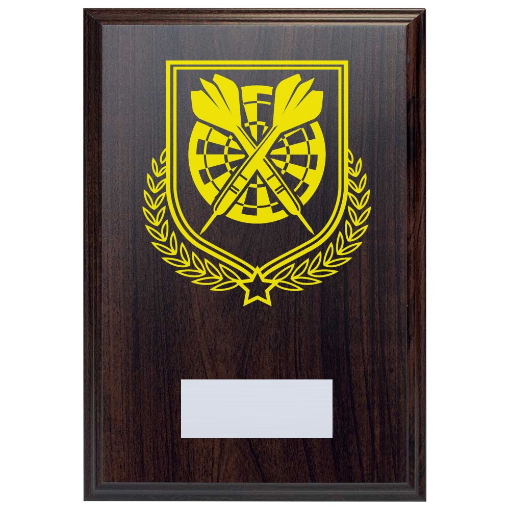 Darts Reward Deep Mahogany Plaque