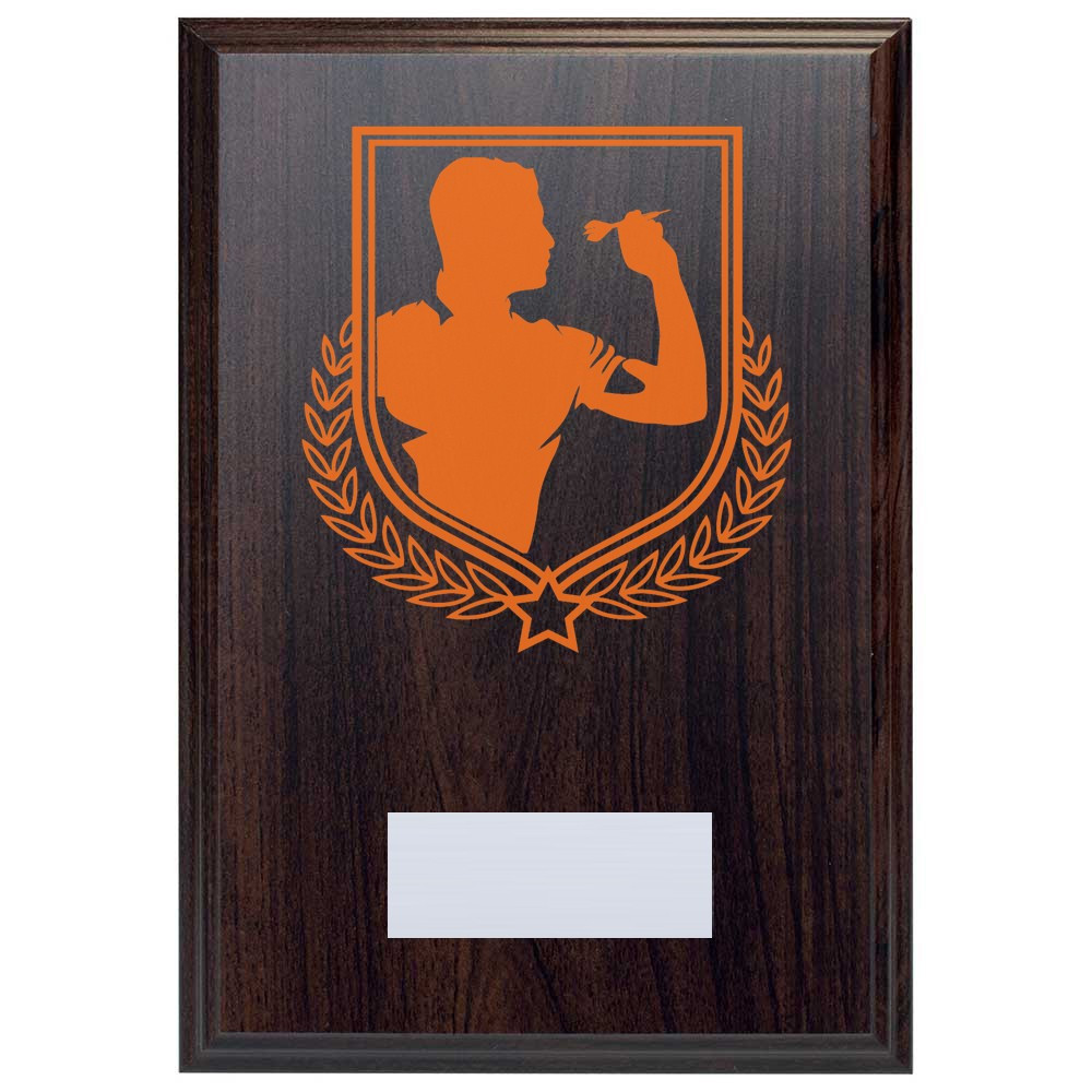 Darts Reward Deep Mahogany Plaque