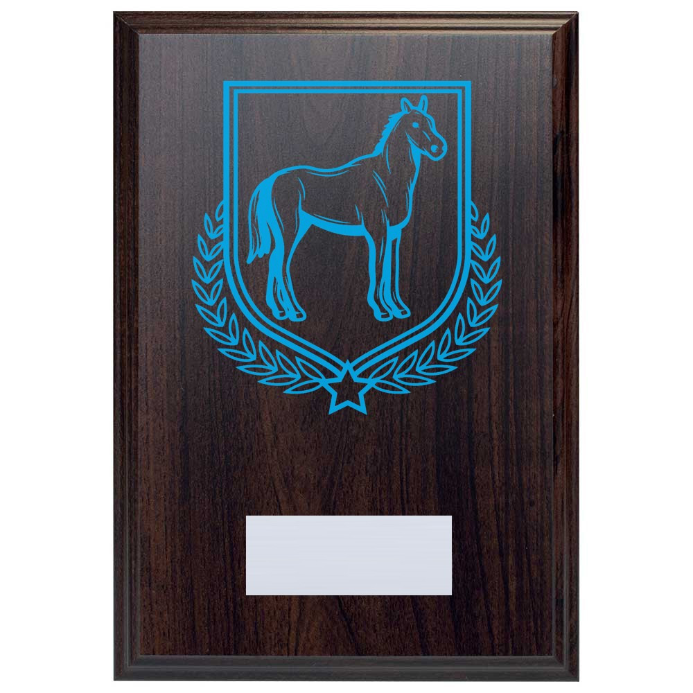 Equestrian Reward Deep Mahogany Plaque