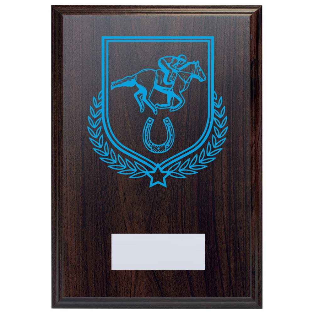 Equestrian Reward Deep Mahogany Plaque