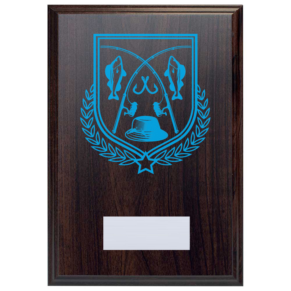 Fishing Reward Deep Mahogany Plaque