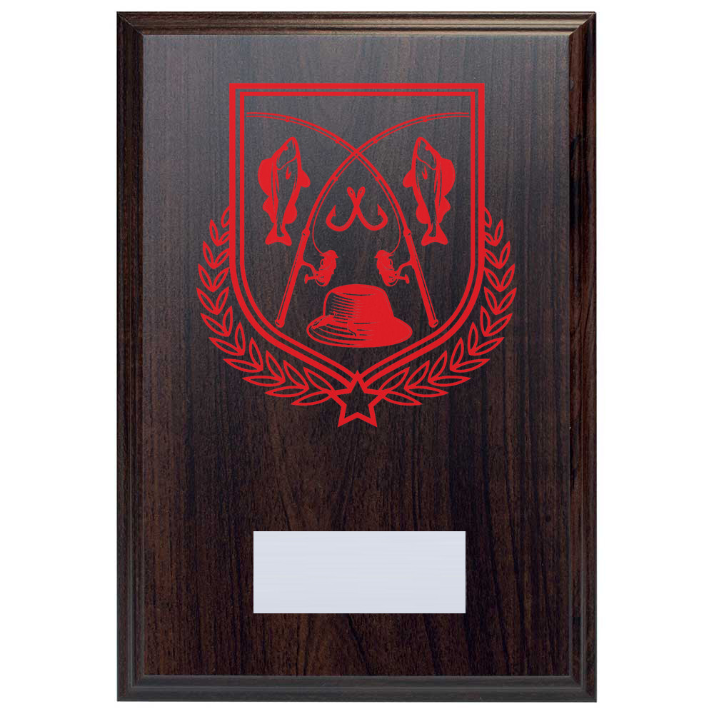Fishing Reward Deep Mahogany Plaque