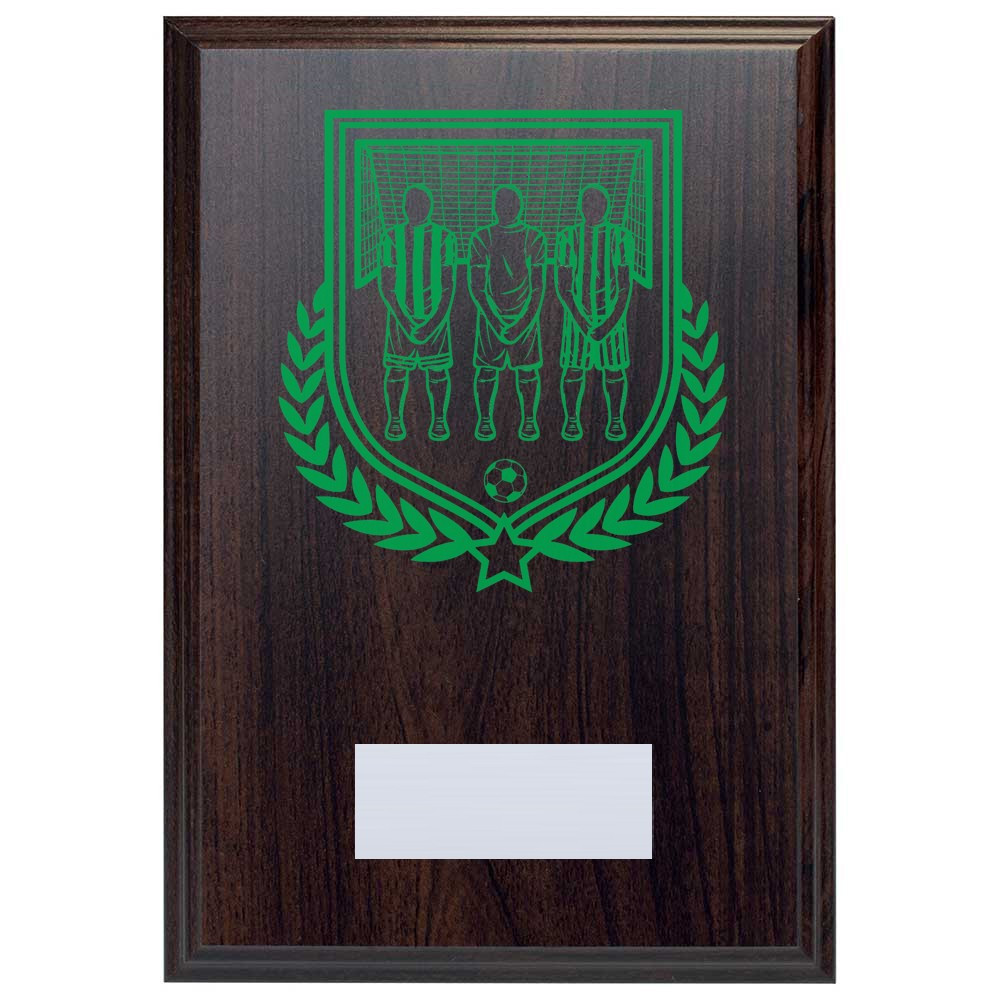 Football Reward Deep Mahogany Plaque