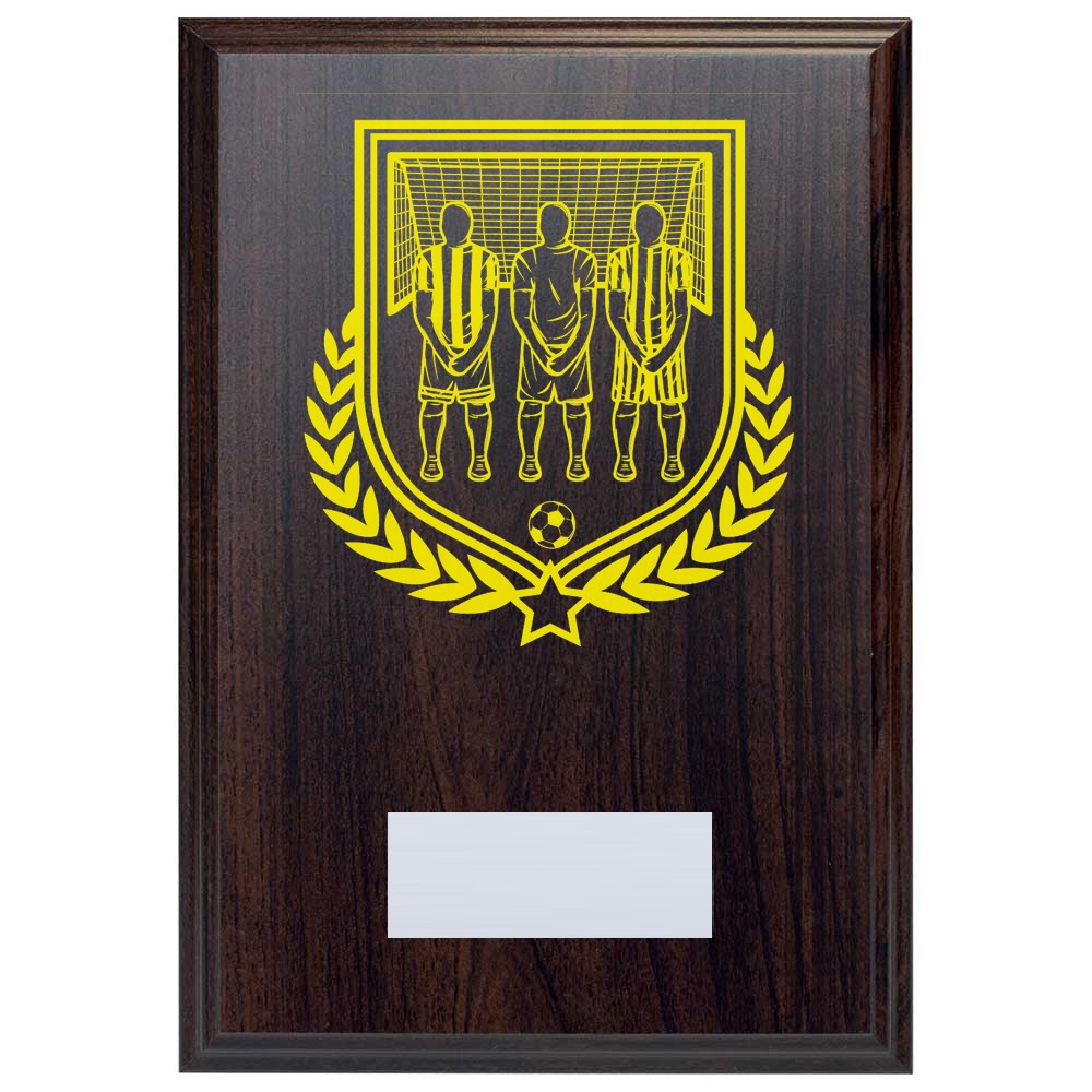 Football Reward Deep Mahogany Plaque