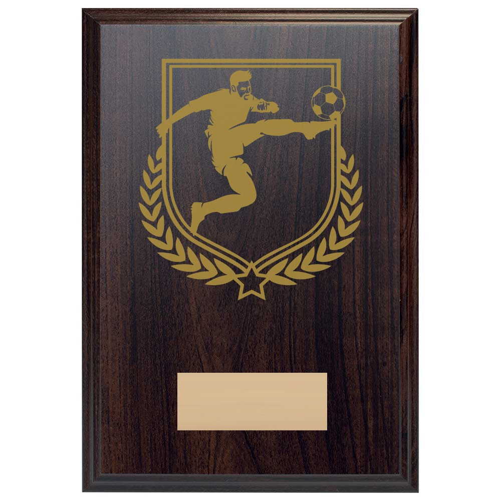 Football Reward Deep Mahogany Plaque