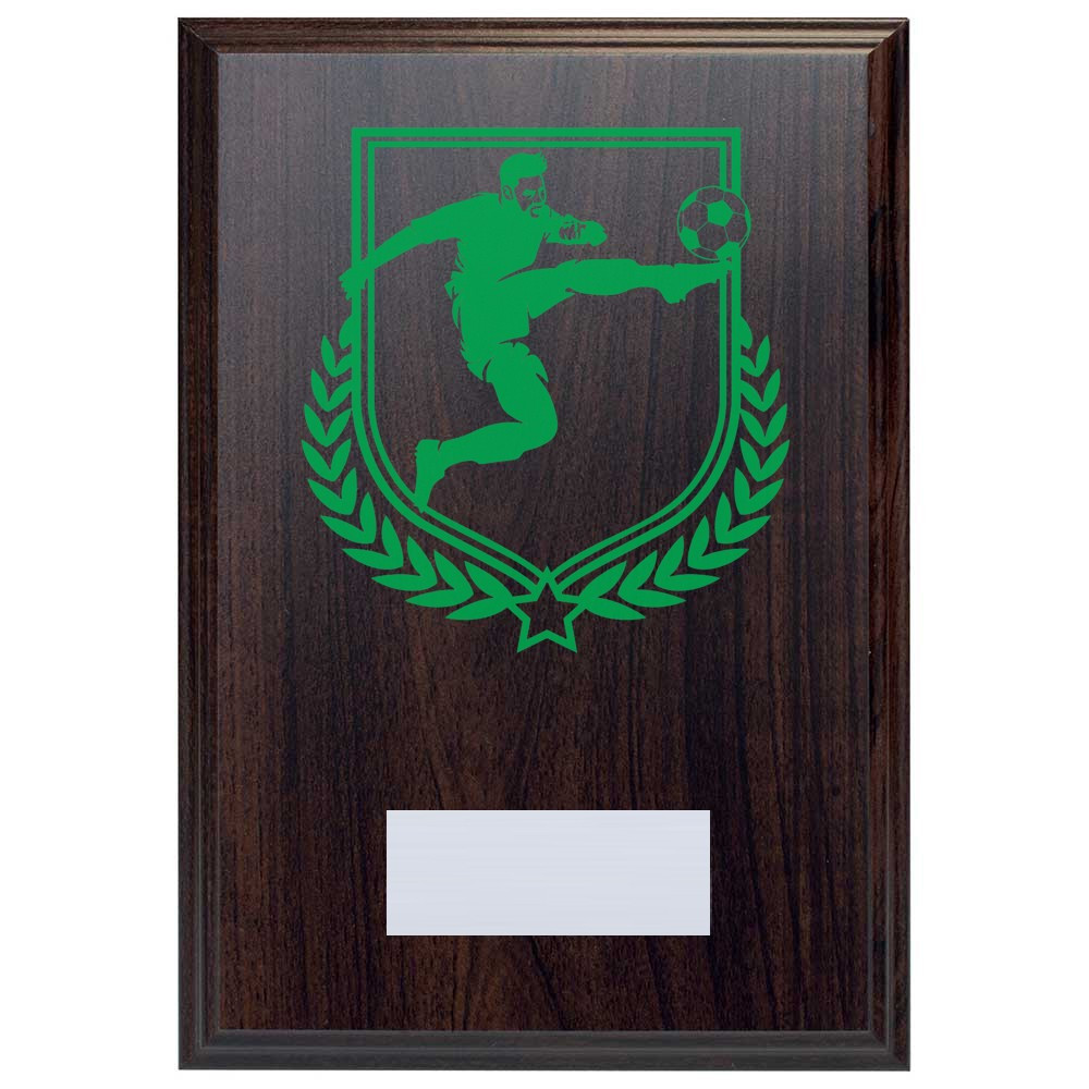 Football Reward Deep Mahogany Plaque