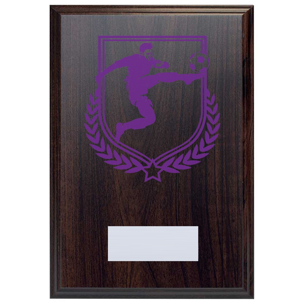 Football Reward Deep Mahogany Plaque