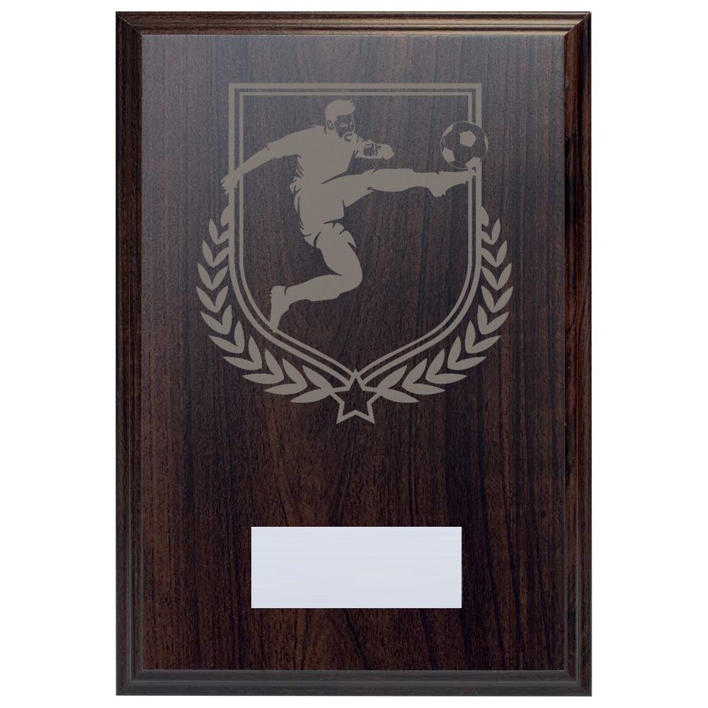 Football Reward Deep Mahogany Plaque