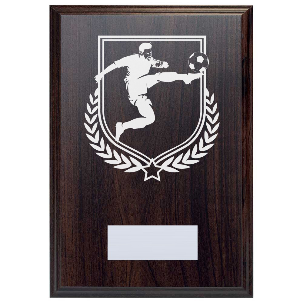 Football Reward Deep Mahogany Plaque