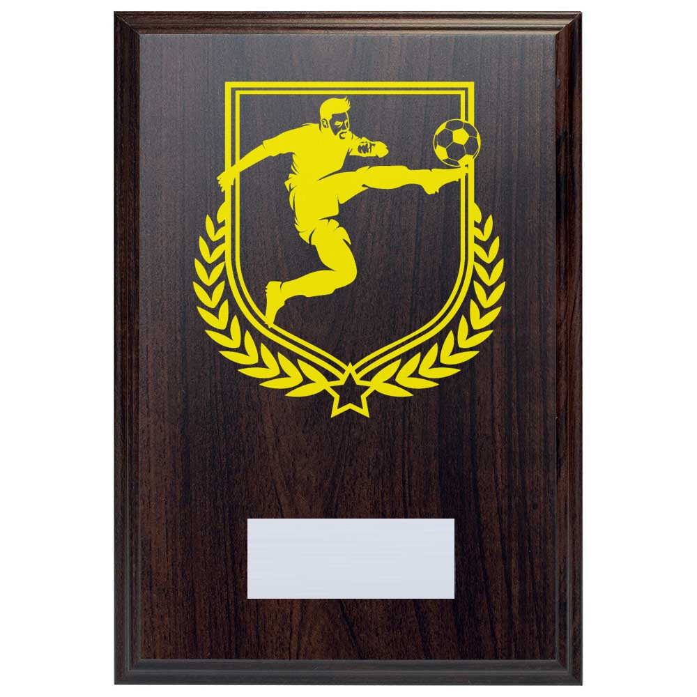 Football Reward Deep Mahogany Plaque