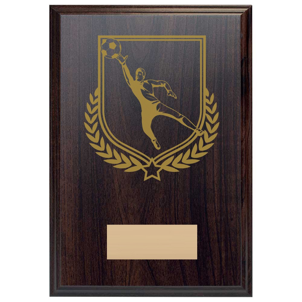 Football Reward Deep Mahogany Plaque