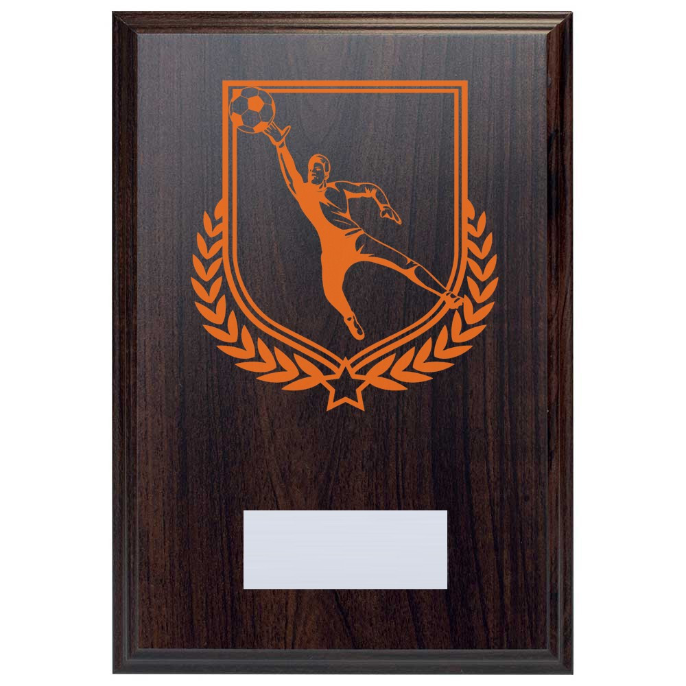 Football Reward Deep Mahogany Plaque