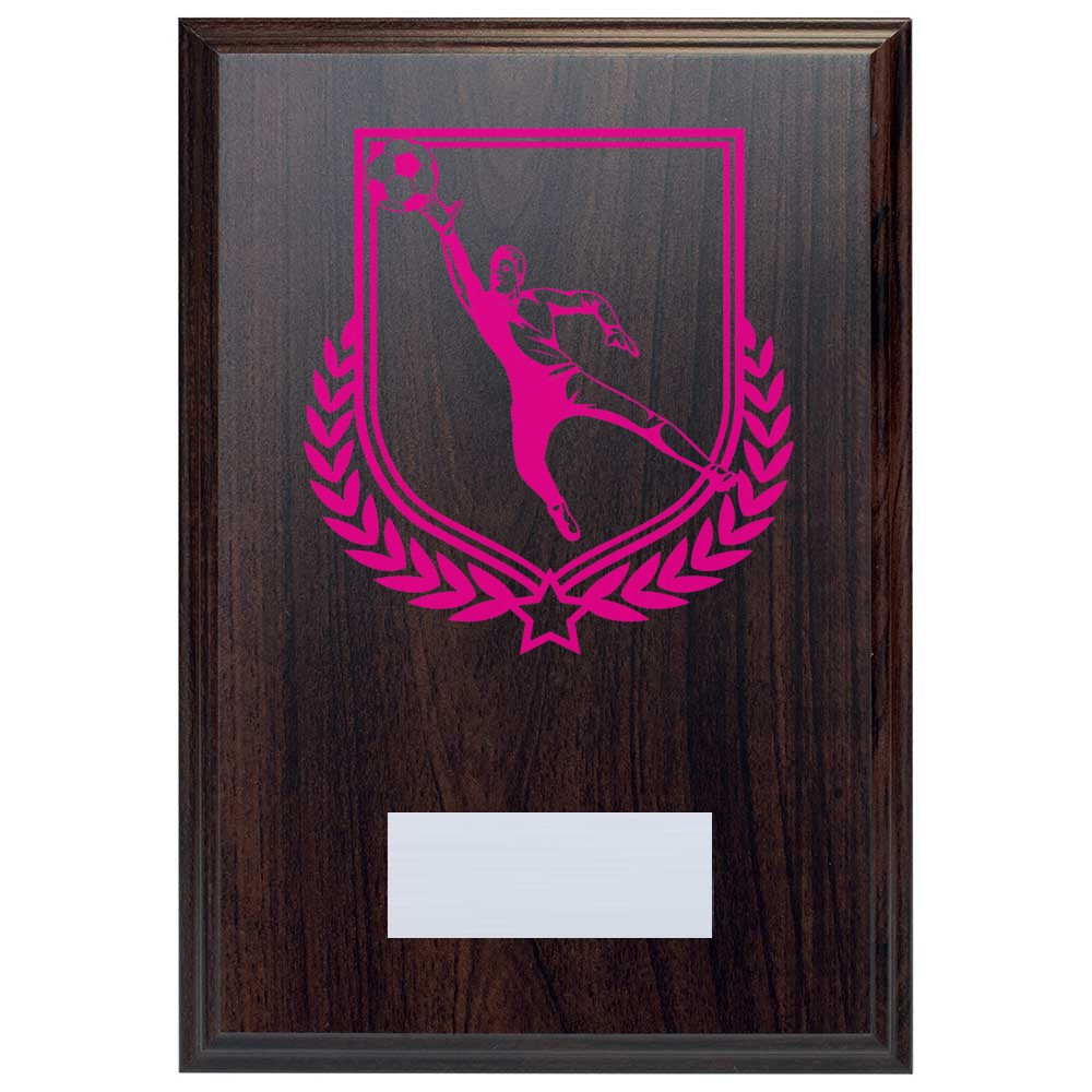 Football Reward Deep Mahogany Plaque