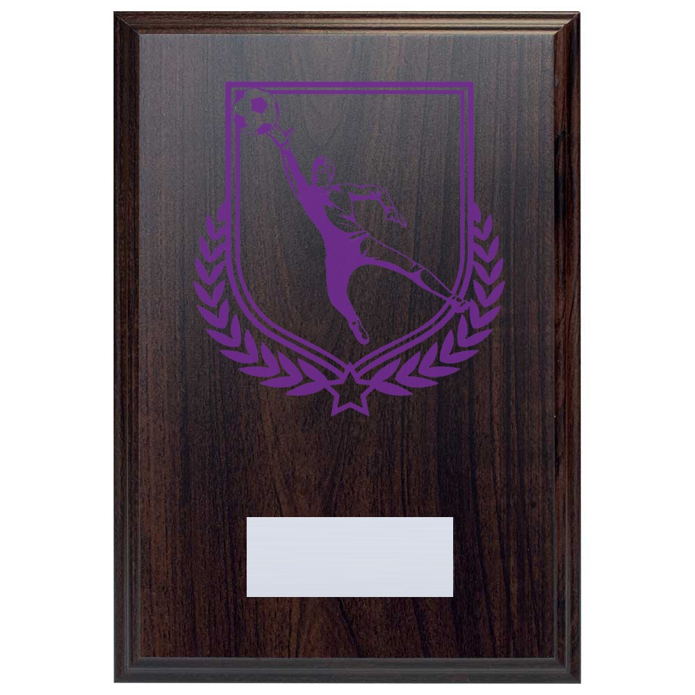 Football Reward Deep Mahogany Plaque