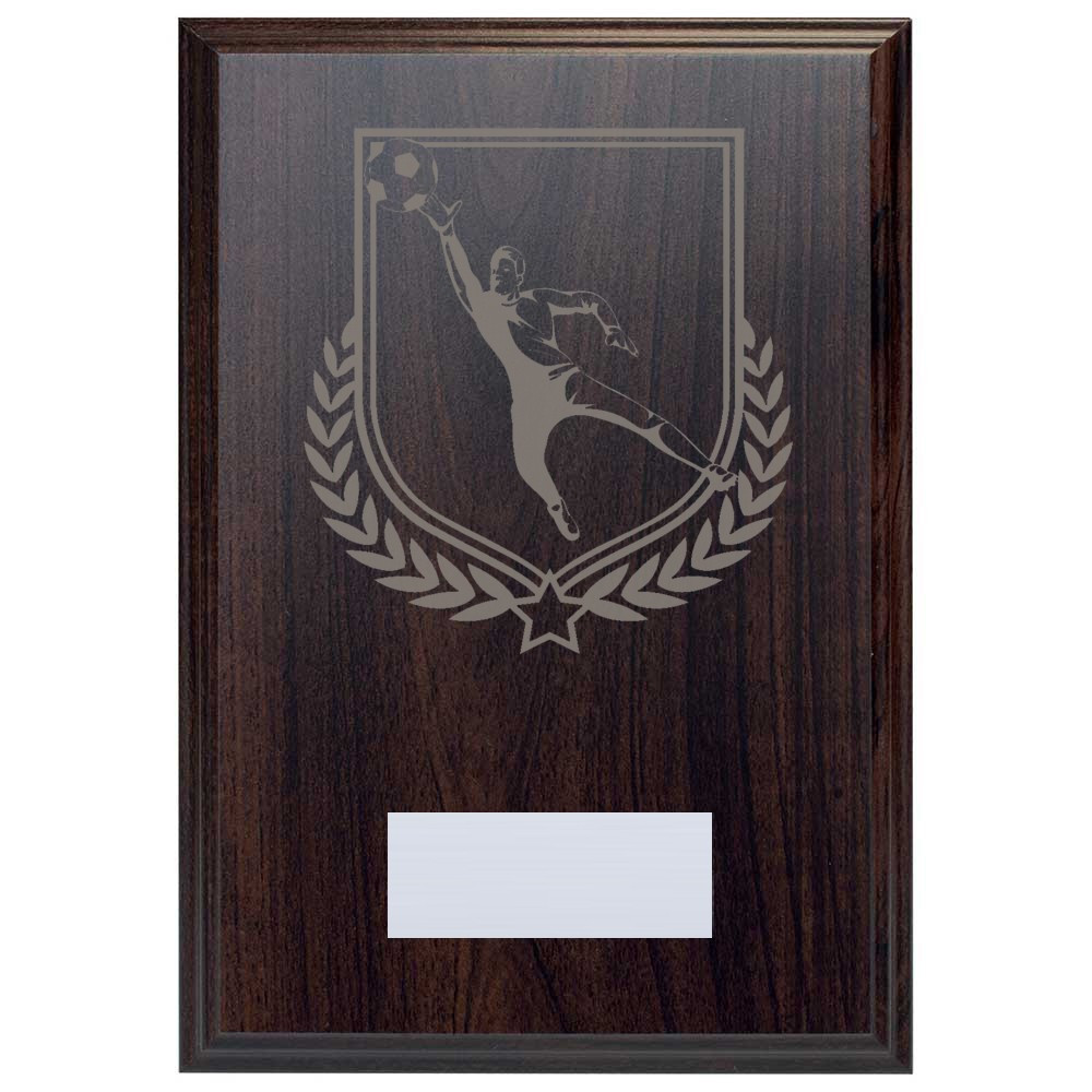 Football Reward Deep Mahogany Plaque