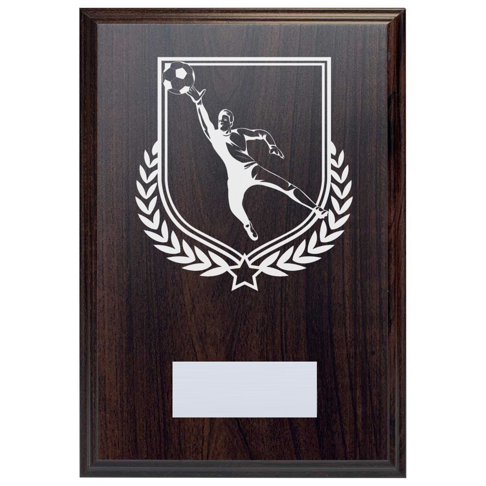 Football Reward Deep Mahogany Plaque