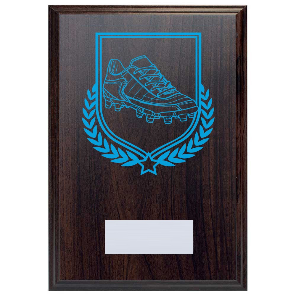 Football Boot Reward Deep Mahogany Plaque