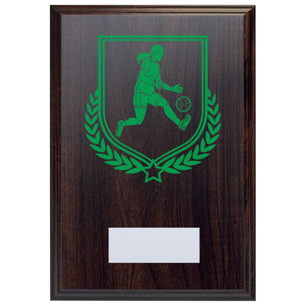 Gaelic Football Reward Deep Mahogany Plaque