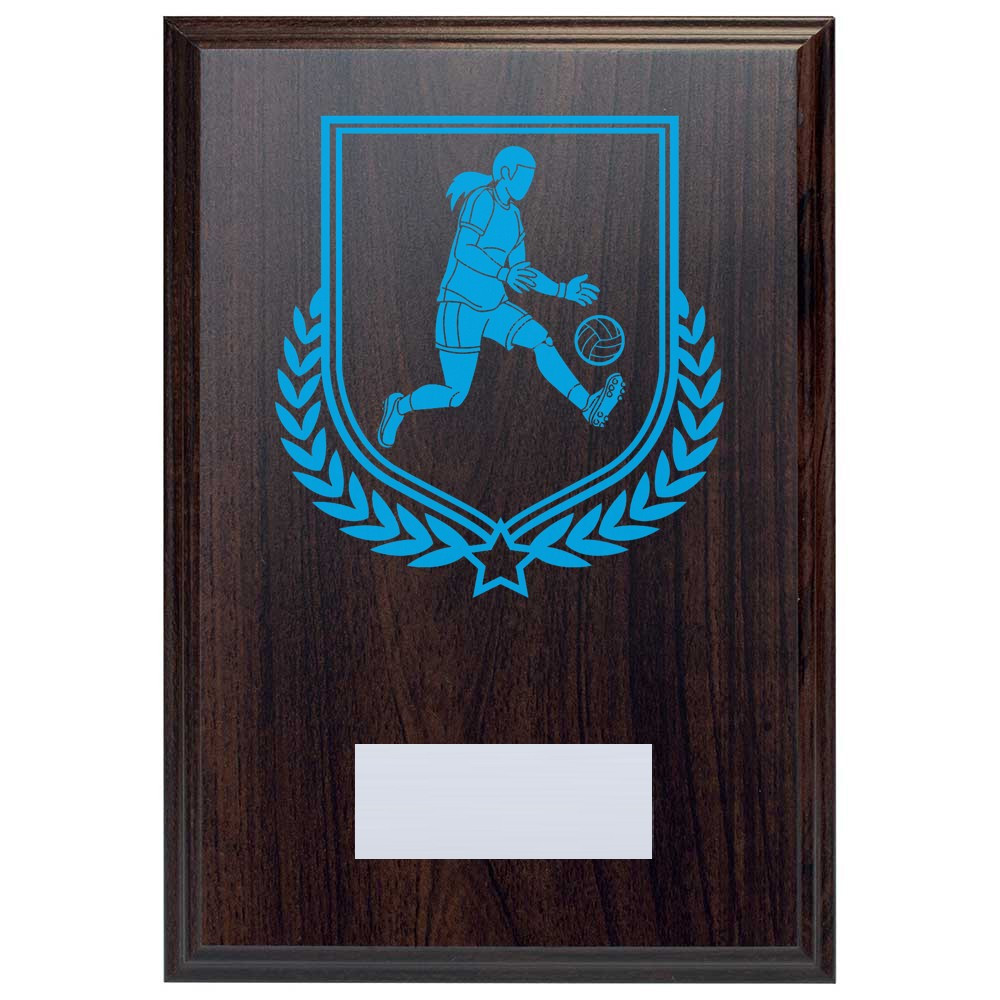 Gaelic Football Reward Deep Mahogany Plaque