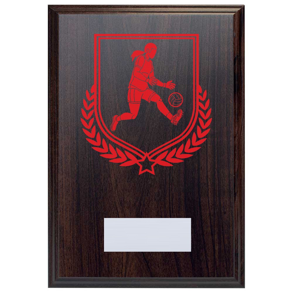 Gaelic Football Reward Deep Mahogany Plaque