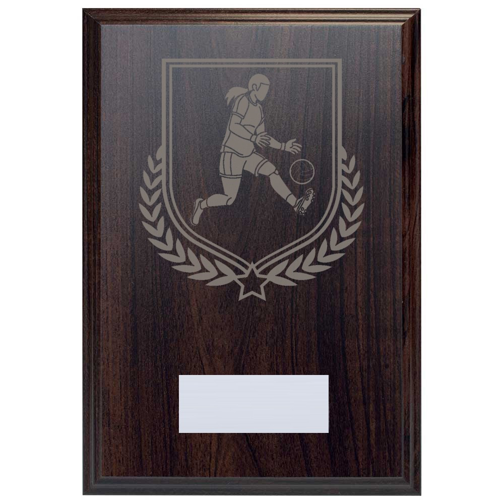 Gaelic Football Reward Deep Mahogany Plaque