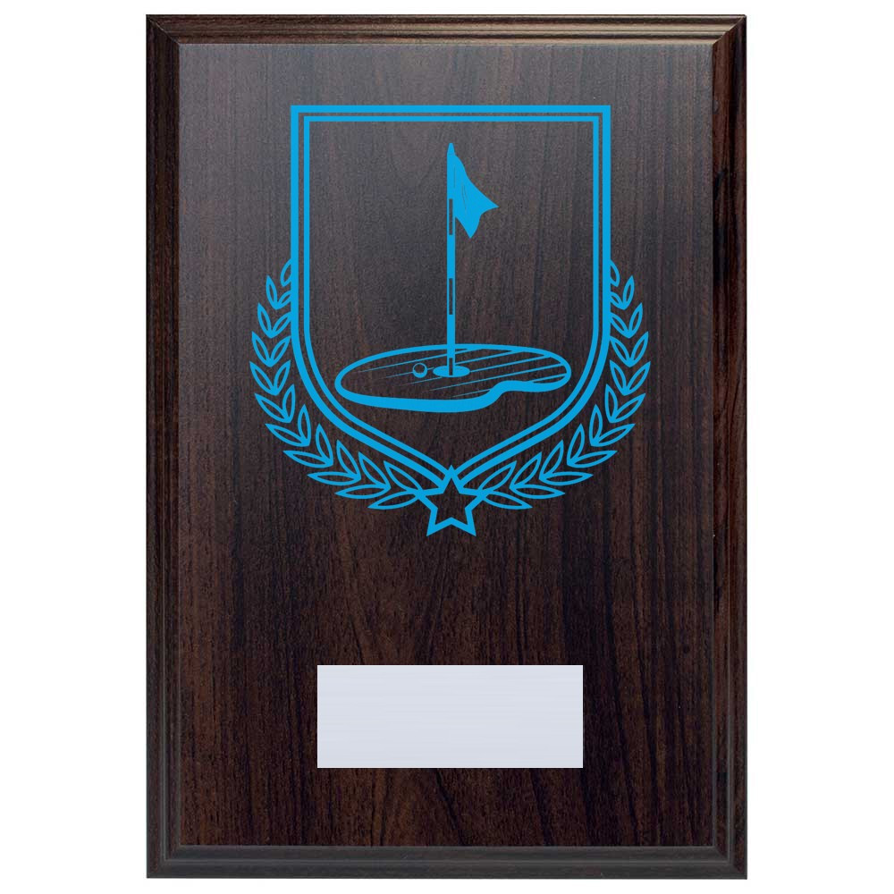 Golf Reward Deep Mahogany Plaque