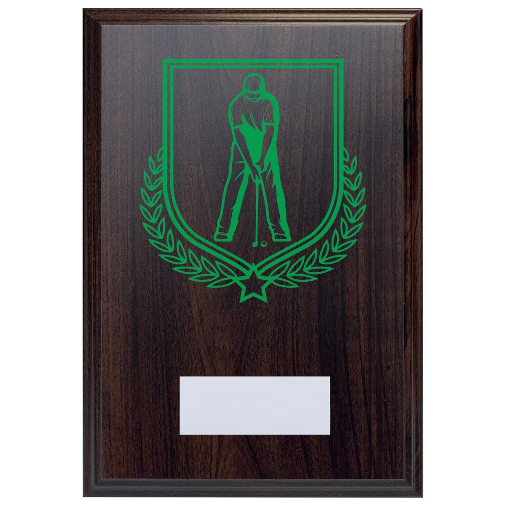Golf Reward Deep Mahogany Plaque
