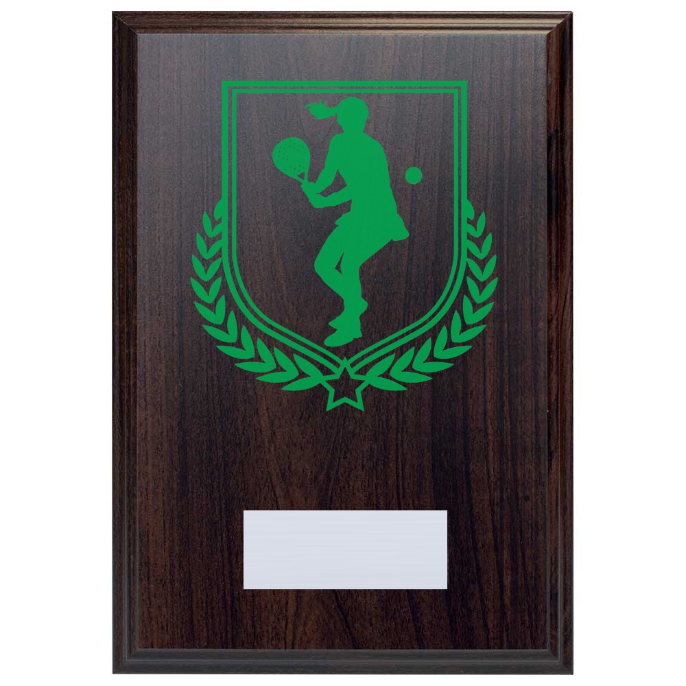 Padel Tennis Reward Deep Mahogany Plaque