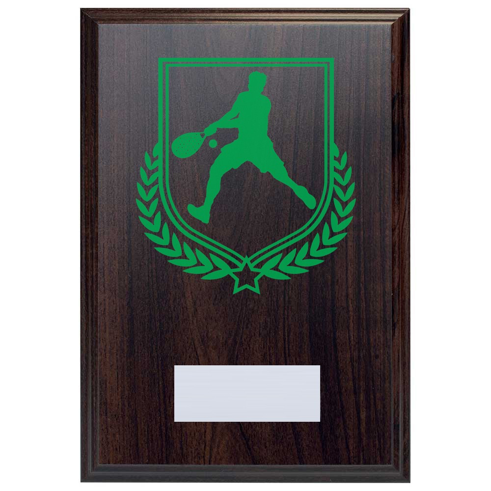 Padel Tennis Reward Deep Mahogany Plaque