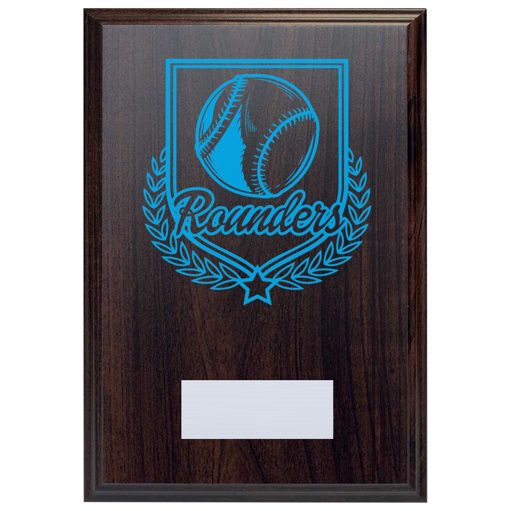 Rounders Reward Deep Mahogany Plaque