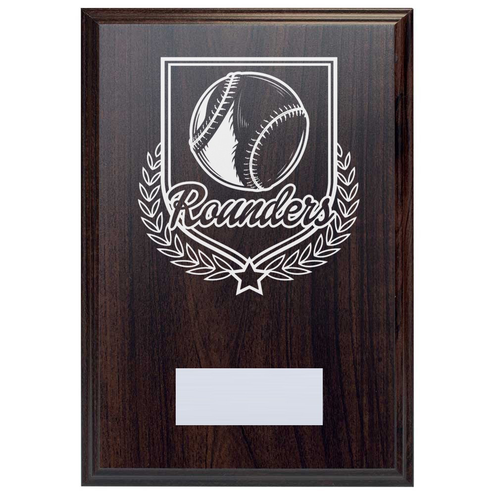 Rounders Reward Deep Mahogany Plaque
