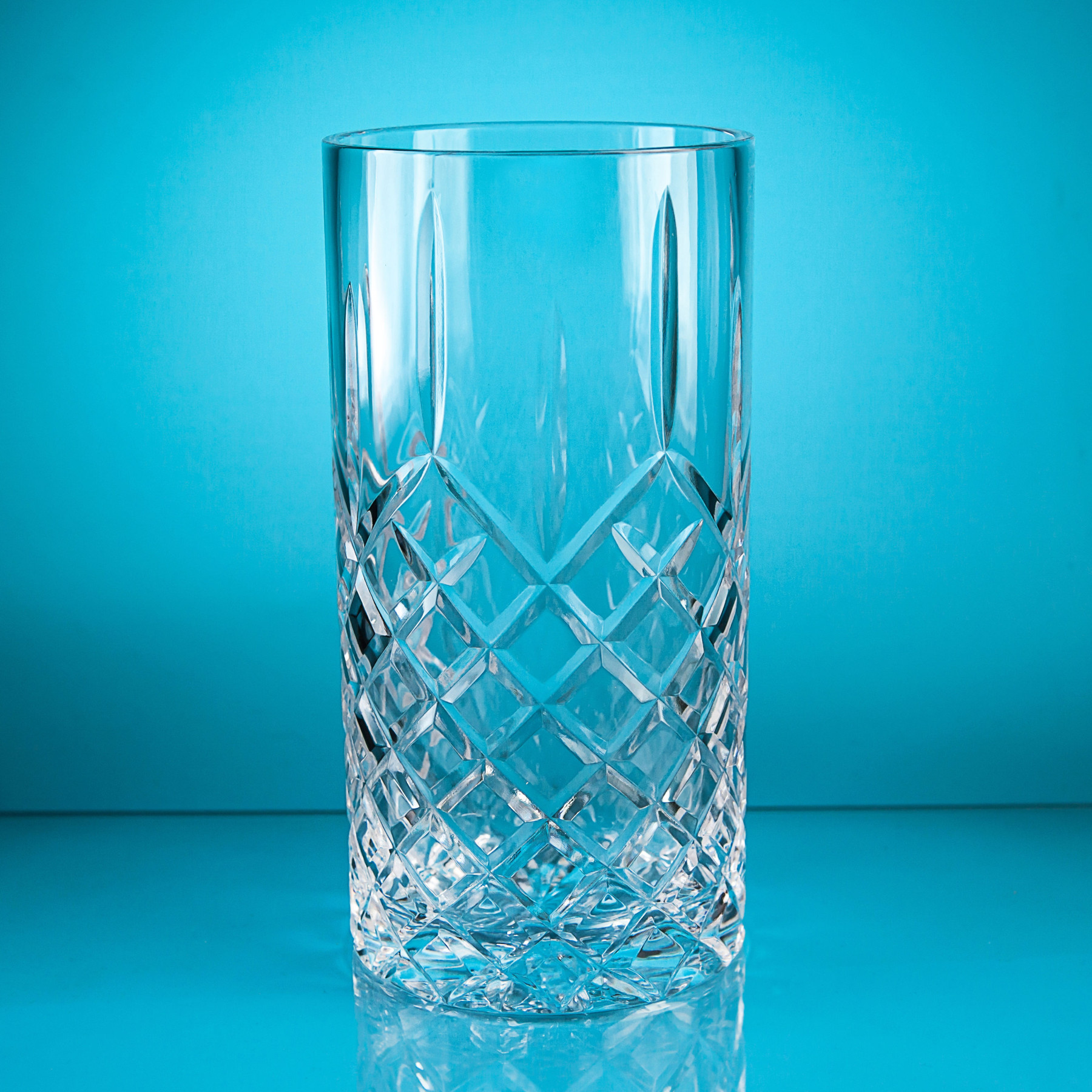 Panelled Cylinder Vase