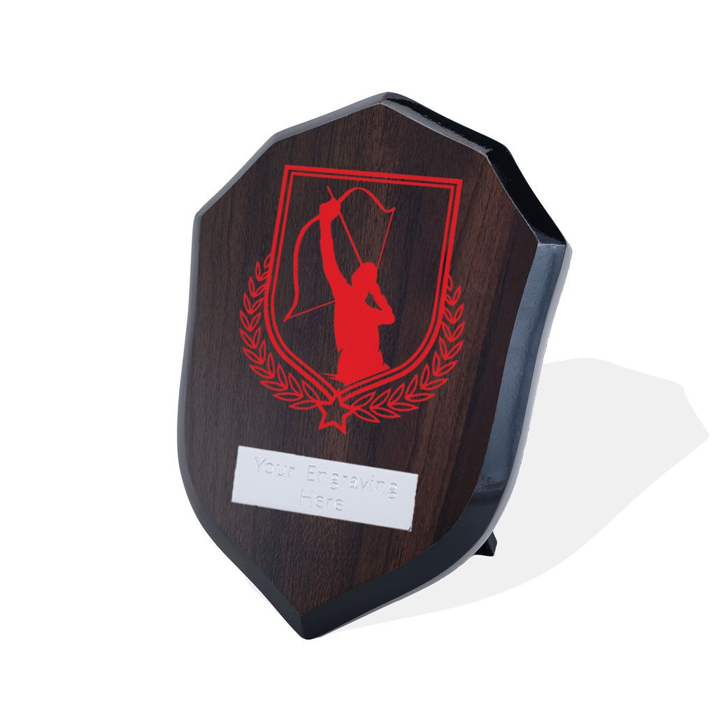 UV Colour Printed Archery Walnut Shield