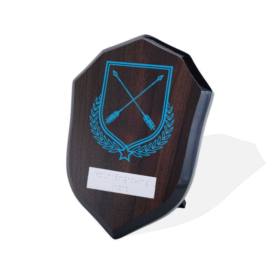 UV Colour Printed Archery Walnut Shield