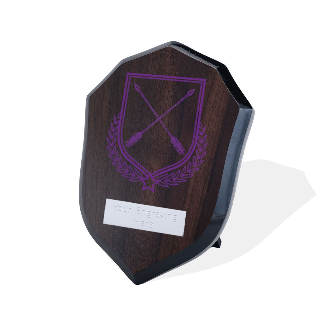 UV Colour Printed Archery Walnut Shield