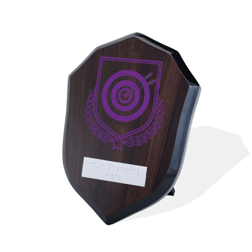 UV Colour Printed Archery Walnut Shield