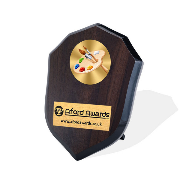 Art Walnut Shield