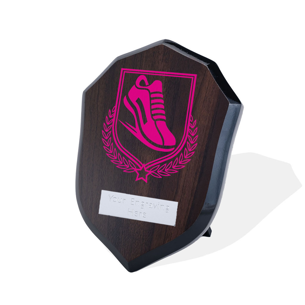 UV Colour Printed Athletics Walnut Shield