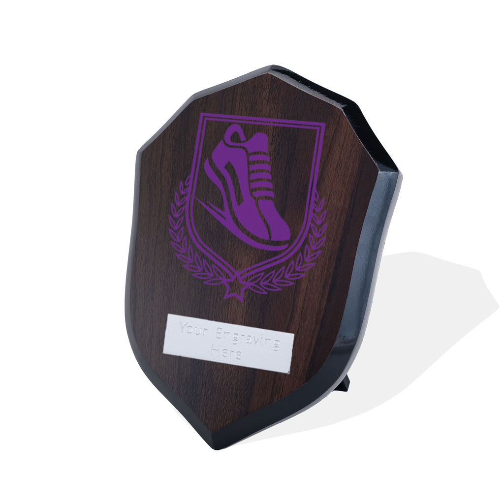 UV Colour Printed Athletics Walnut Shield