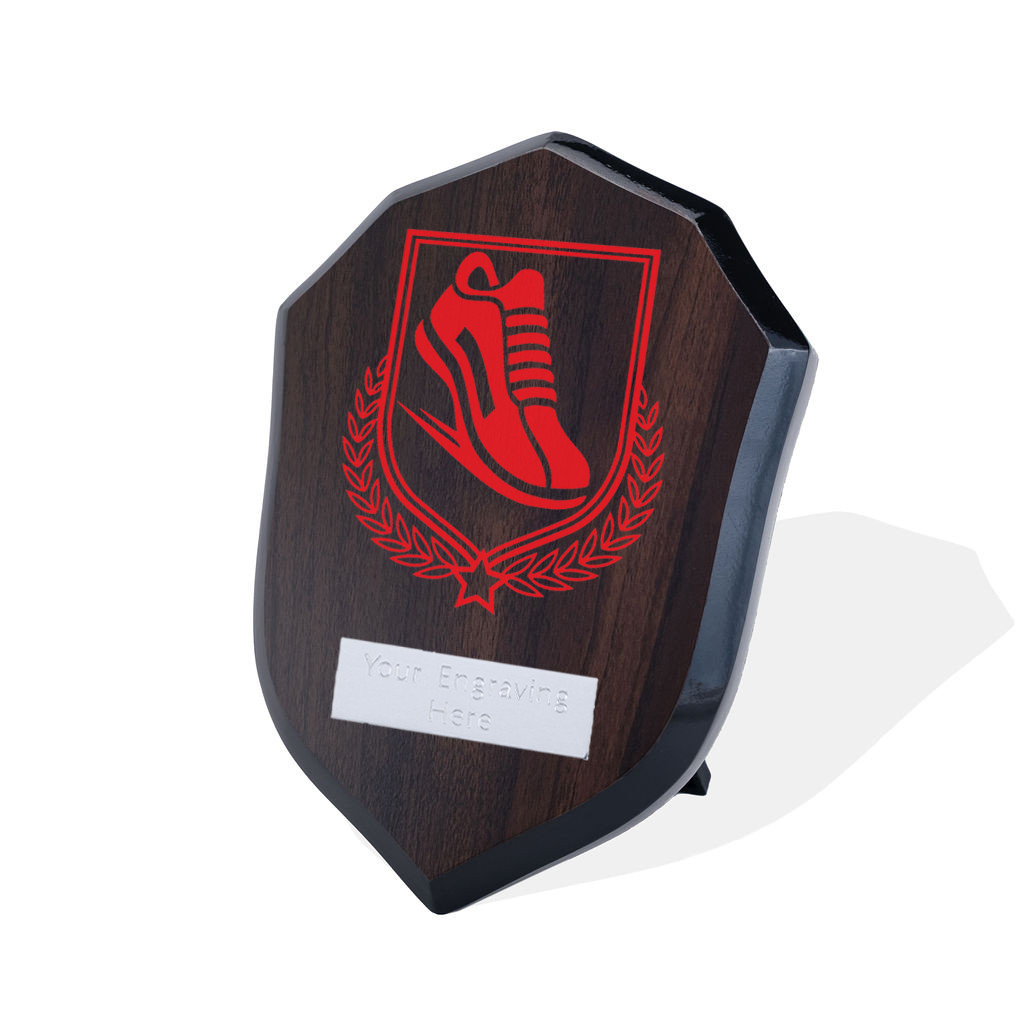 UV Colour Printed Athletics Walnut Shield