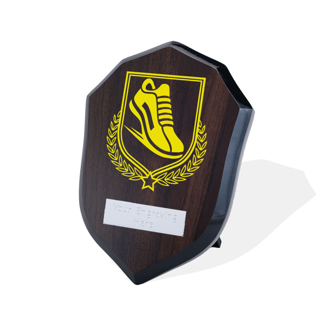 UV Colour Printed Athletics Walnut Shield