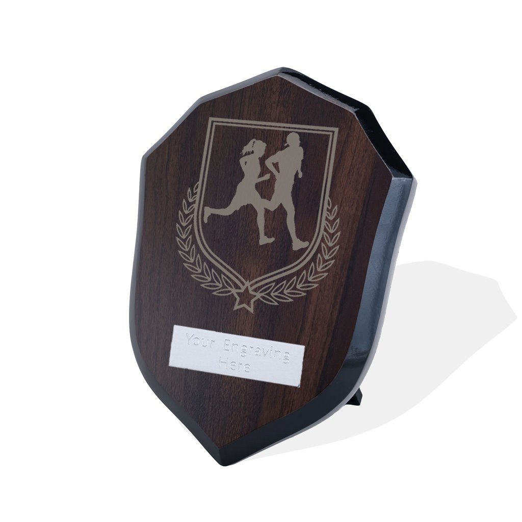 UV Colour Printed Athletics Walnut Shield