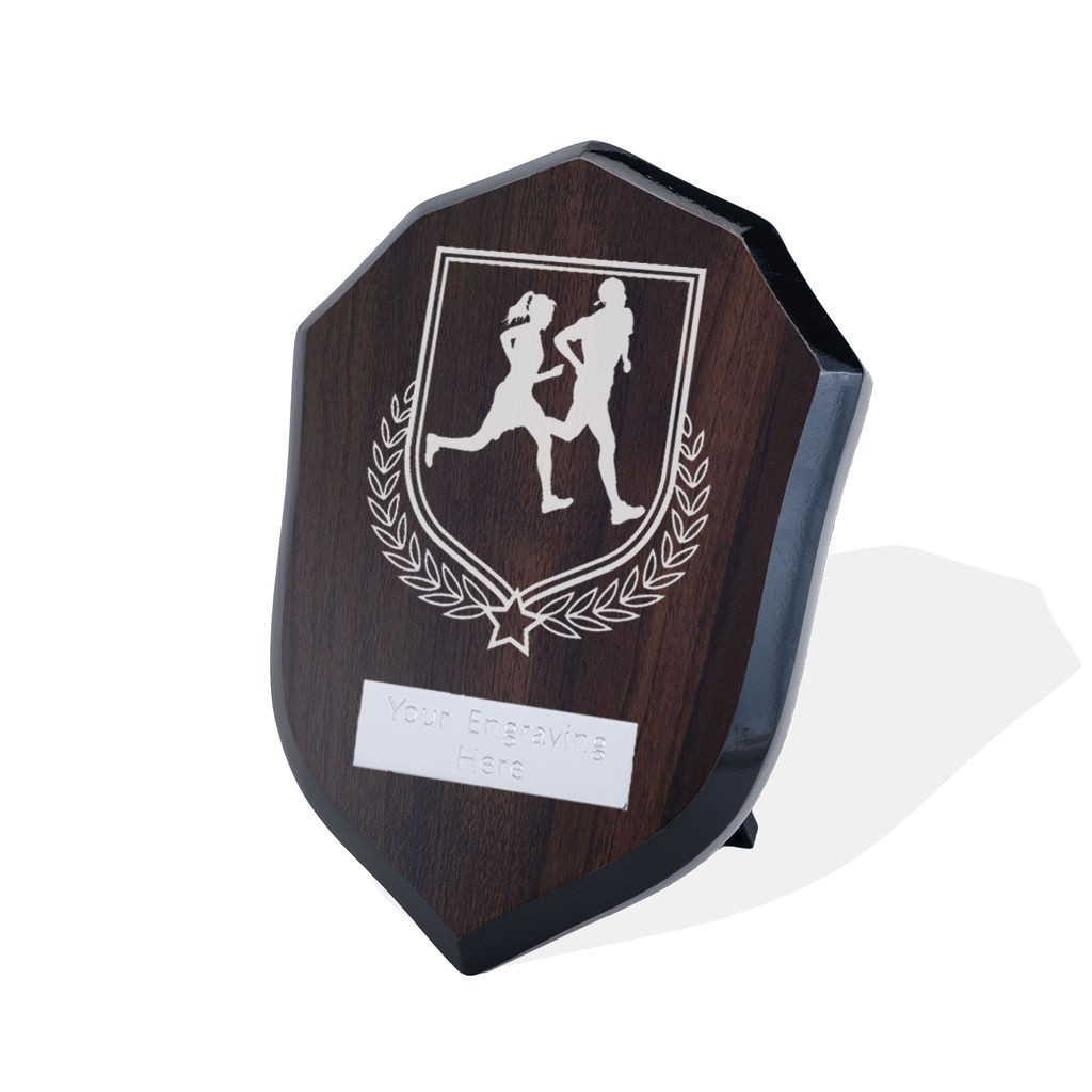 UV Colour Printed Athletics Walnut Shield