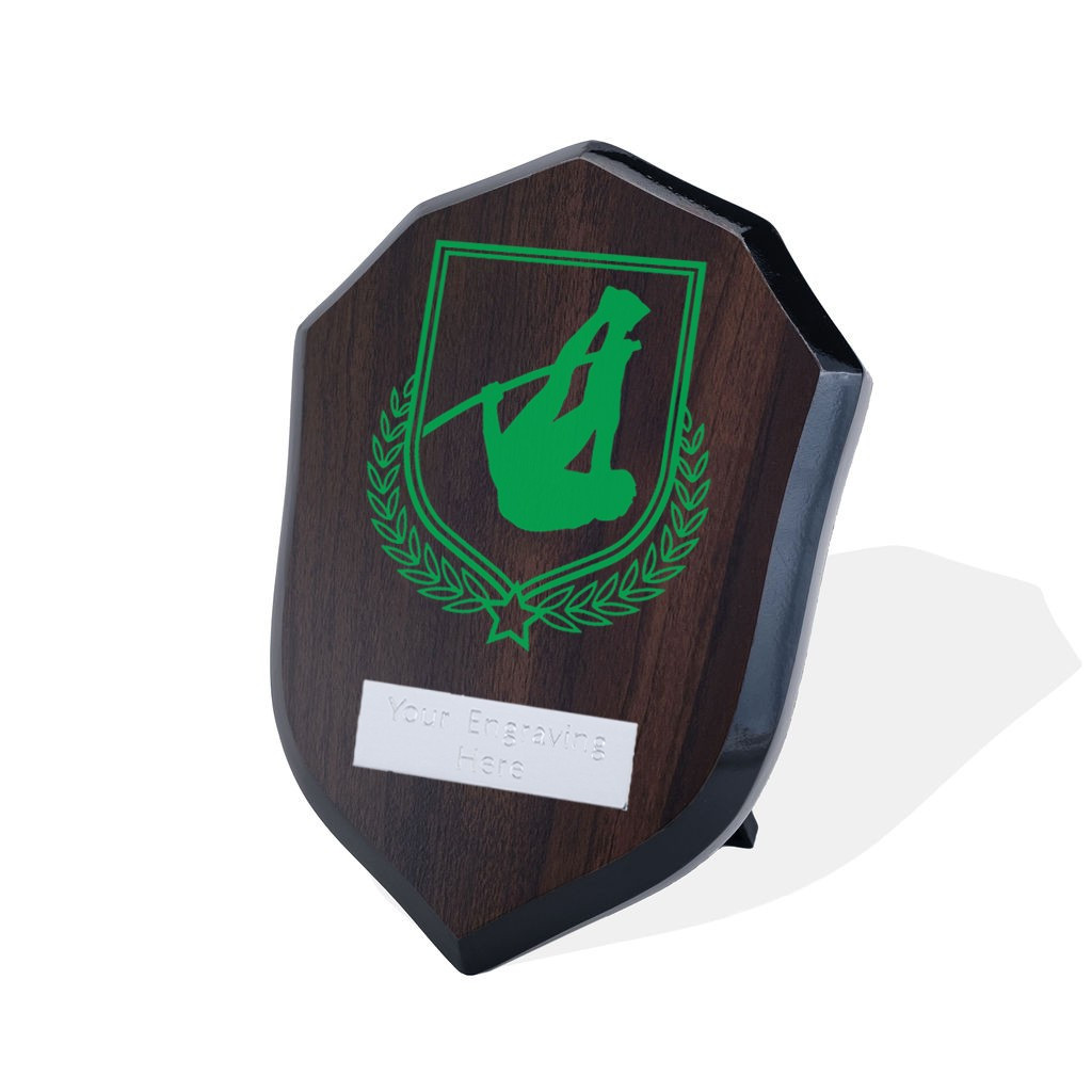 UV Colour Printed Pole Vault Walnut Shield
