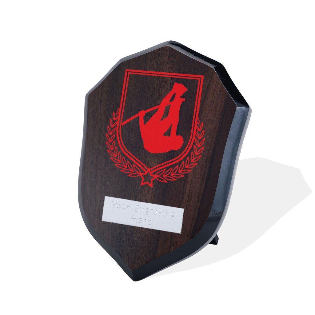 UV Colour Printed Pole Vault Walnut Shield