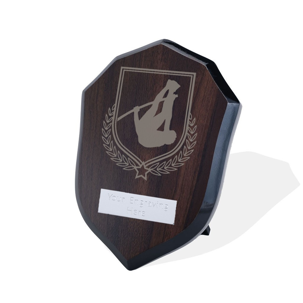 UV Colour Printed Pole Vault Walnut Shield