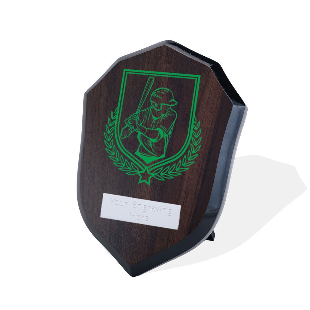 UV Colour Printed Baseball Walnut Shield