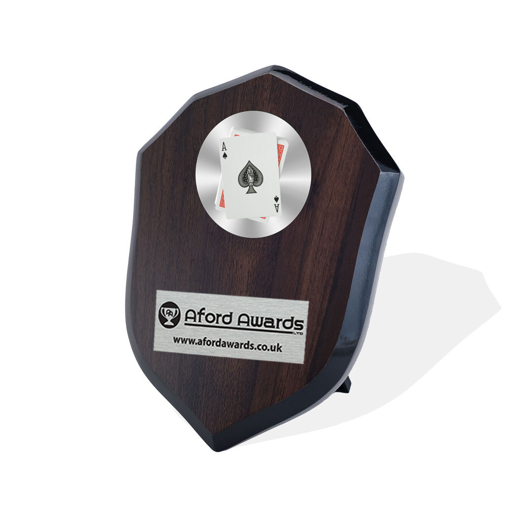 Cards Walnut Shield